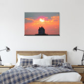 Toile Coucher de soleil du phare d'été (Insitu(Chambre))