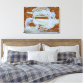 Toile Coucher de soleil du port (Insitu(Chambre))