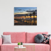 Toile Coucher de soleil en bord de mer (Insitu(Salon))