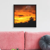Toile Coucher de soleil en Californie (Insitu(Salon))