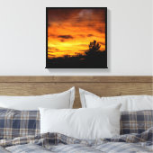 Toile Coucher de soleil en Californie (Insitu(Chambre))