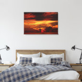 Toile Coucher de soleil en mer (Insitu(Chambre))