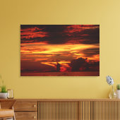 Toile Coucher de soleil en mer (Insitu(Salon))