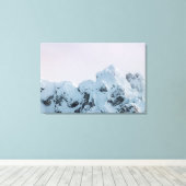 Toile Coucher de soleil nuageux (Insitu (Plancher de Bois))