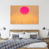 Toile Coucher de soleil orange (Insitu(Chambre))