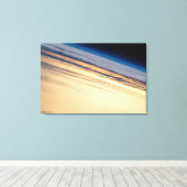 Toile Coucher De Soleil Orbital Au Large De La Basse Cal (Insitu (Plancher de Bois))