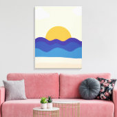 Toile Coucher de soleil paisible (Insitu(Salon))