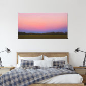 Toile Coucher de soleil paisible sur prairie (Insitu(Chambre))