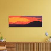 Toile Coucher de soleil simplifié (Insitu(Salon))