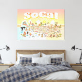Toile Coucher de soleil SoCal (Insitu(Chambre))