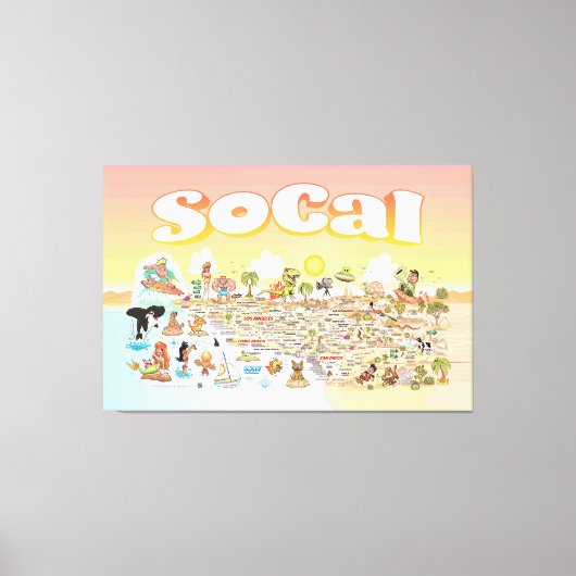 Toile Coucher de soleil SoCal (Recto)