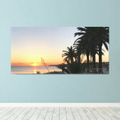 Toile Coucher de soleil sur Armacao de Pera Bay Algarve (Insitu (Plancher de Bois))