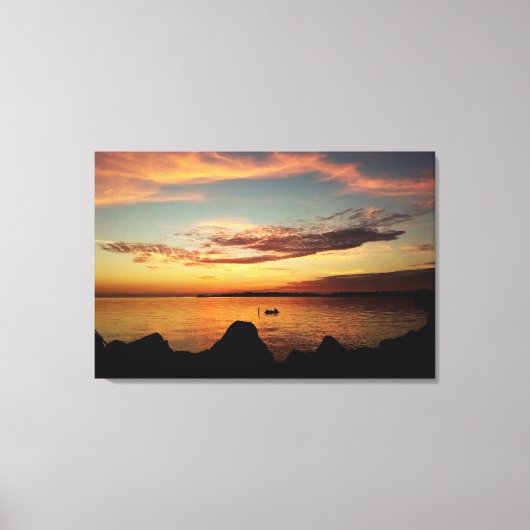 Toile Coucher de soleil sur cèdre 11 (Recto)