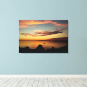 Toile Coucher de soleil sur cèdre 11 (Insitu (Plancher de Bois))