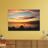 Toile Coucher de soleil sur cèdre 11 (Insitu(Salon))