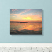 Toile Coucher de soleil sur la baie de Chesapeake (Insitu (Plancher de Bois))