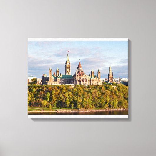 Toile Coucher de soleil sur la Colline du Parlement - Ot (Recto)