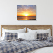 TOILE COUCHER DE SOLEIL SUR LA MER (Insitu(Chambre))