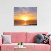 TOILE COUCHER DE SOLEIL SUR LA MER (Insitu(Salon))