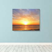 TOILE COUCHER DE SOLEIL SUR LA MER (Insitu (Plancher de Bois))