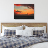 TOILE COUCHER DE SOLEIL SUR LA MER (Insitu(Chambre))