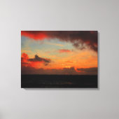 TOILE COUCHER DE SOLEIL SUR LA MER (Recto)