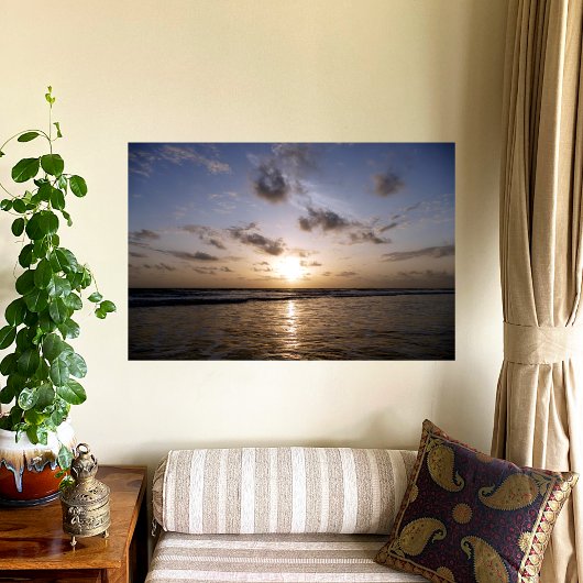 Toile Coucher de soleil sur la mer arabe