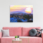 Toile Coucher de soleil sur la mer chaude (Insitu(Salon))
