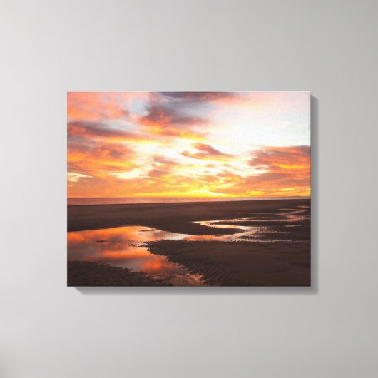 Toile Coucher De Soleil Sur La Mer De Cortez (Recto)