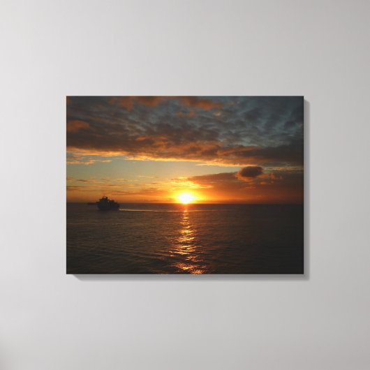 Toile Coucher de soleil sur la mer II (Recto)