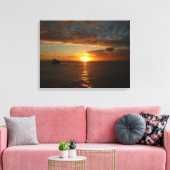 Toile Coucher de soleil sur la mer II (Insitu(Salon))