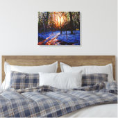 Toile Coucher de soleil sur la neige 2010 (Insitu(Chambre))
