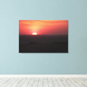 Toile Coucher de soleil sur la Palouse (Insitu (Plancher de Bois))