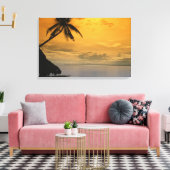 Toile Coucher de soleil sur la plage (Insitu(Salon))