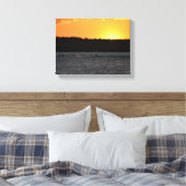 Toile Coucher de soleil sur la rivière (Insitu(Chambre))