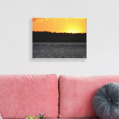 Toile Coucher de soleil sur la rivière (Insitu(Salon))