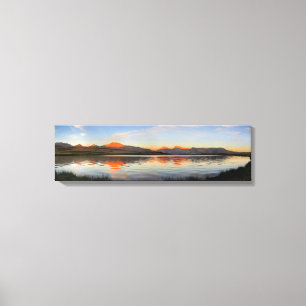 Toile Coucher de soleil sur la Sierra Crest - sentier Jo