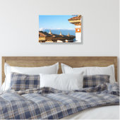 Toile Coucher de soleil sur le col de Dochula - Bhoutan, (Insitu(Chambre))