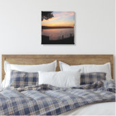 TOILE COUCHER DE SOLEIL SUR LE LAC CAYUGA (Insitu(Chambre))