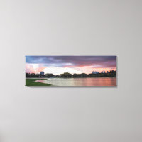 Coucher De Soleil Sur Le Parc