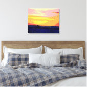 TOILE COUCHER DE SOLEIL SUR LE PONT ROURKE ENVELOPPÉ (Insitu(Chambre))