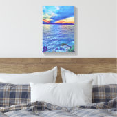 Toile Coucher de soleil sur le pont Tappan Zee New York (Insitu(Chambre))