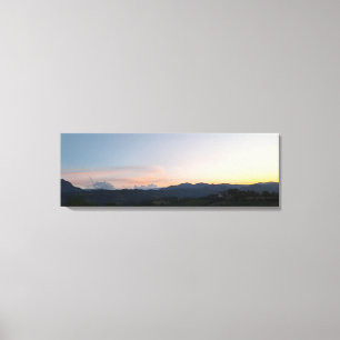 Toile Coucher de soleil sur les Carpates – Photographie