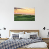 Toile Coucher de soleil sur les champs de blé | État de  (Insitu(Chambre))