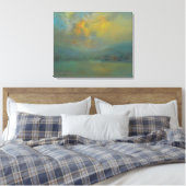 Toile Coucher de soleil sur les collines (par Glenn Coop (Insitu(Chambre))