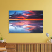 Toile Coucher de soleil sur les îles Anglo-Normandes, CA (Insitu(Salon))