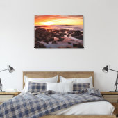 Toile Coucher De Soleil Sur Les Piscines De Marée (Insitu(Chambre))