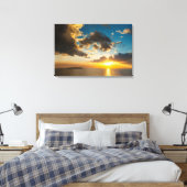 Toile Coucher de soleil sur l'océan, Fidji (Insitu(Chambre))