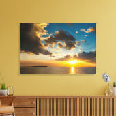Toile Coucher de soleil sur l'océan, Fidji (Insitu(Salon))