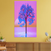 Toile Coucher de soleil sur un arbre (Insitu(Salon))